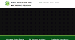 Desktop Screenshot of forschungsstiftung.net