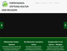 Tablet Screenshot of forschungsstiftung.net